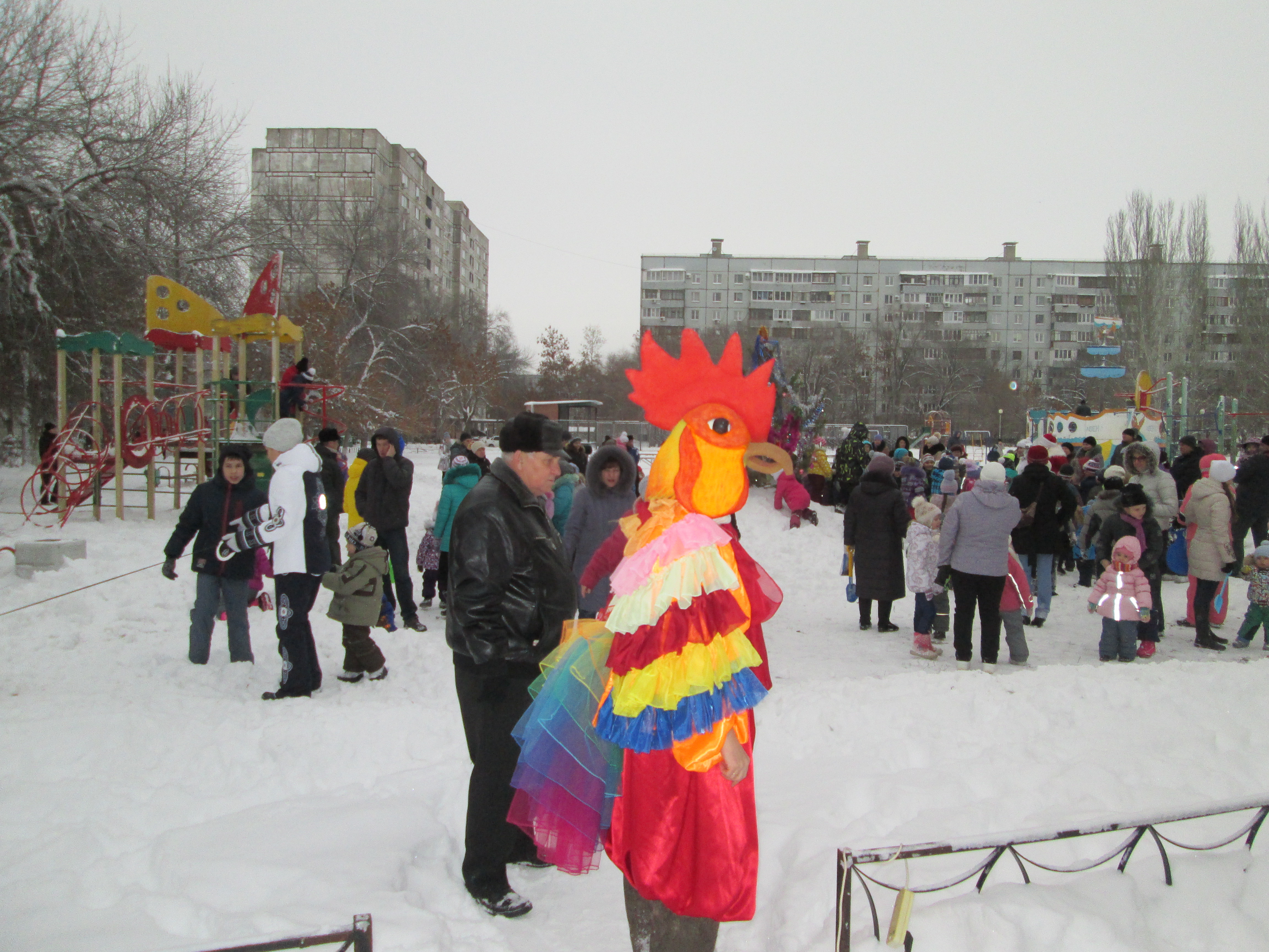 Новогоднее мероприятие для жителей 10 квартала